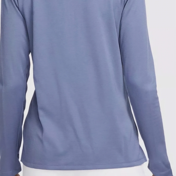 Nike Women's Dri-FIT 1/2 Zip Top Diffused Blue Women's - Picture 4 of 4